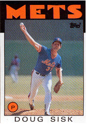 1986 Topps Baseball Cards      144     Doug Sisk